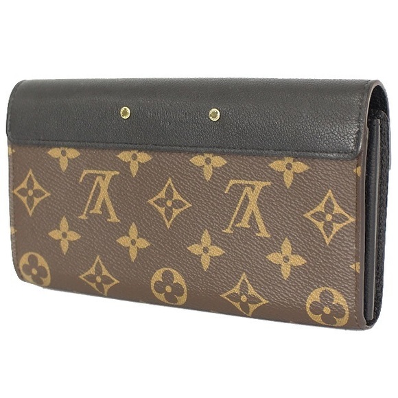 Louis Vuitton Portefeuil Palace Monogram Long Wallet Black Brown - Picture 2 of 7